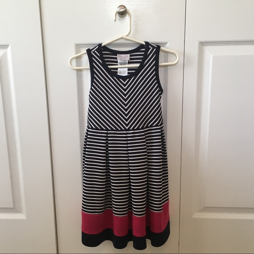 Iris & Ivy Tank Dress with Back Tie - EUC